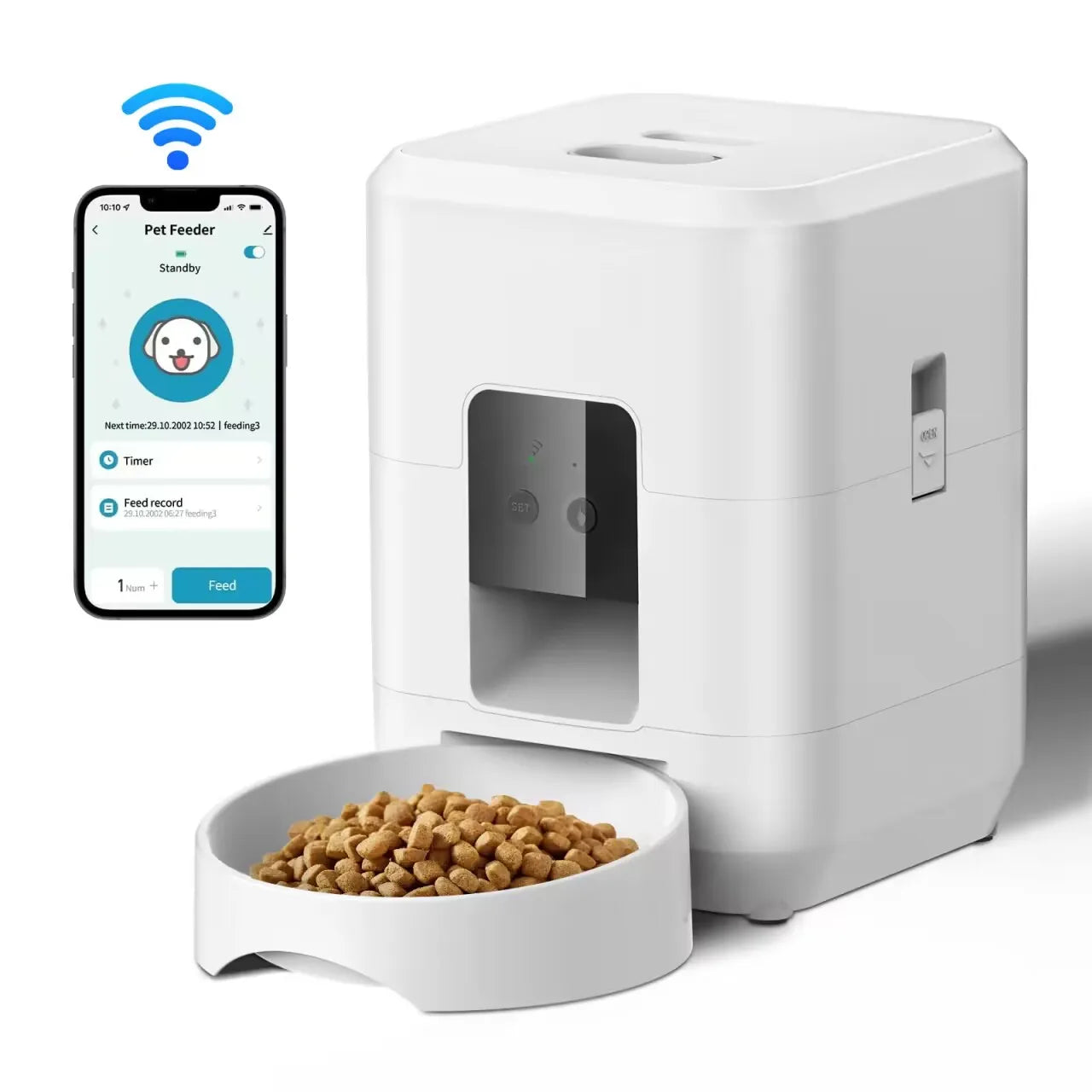 Automatic cat feeder