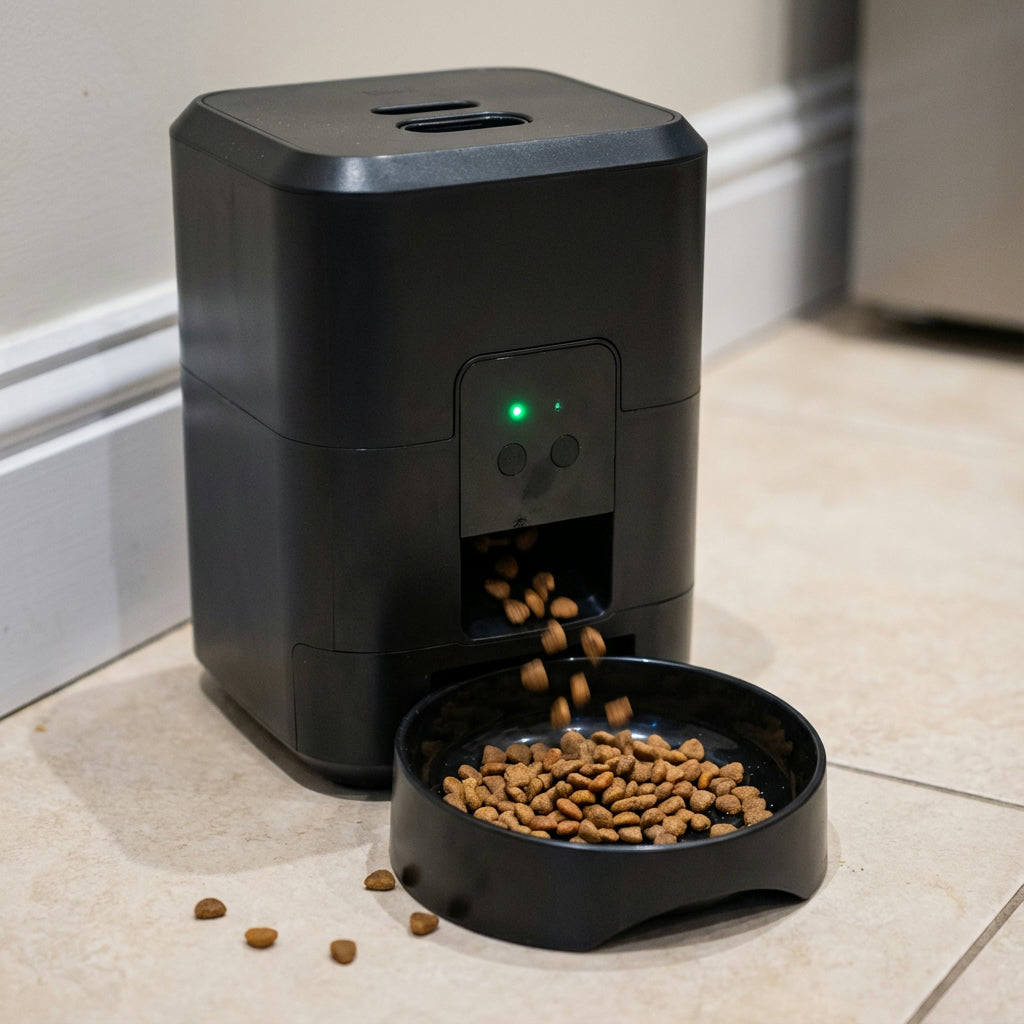 Automatic cat feeder