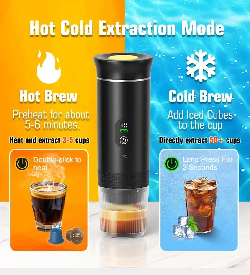 Portable espresso maker