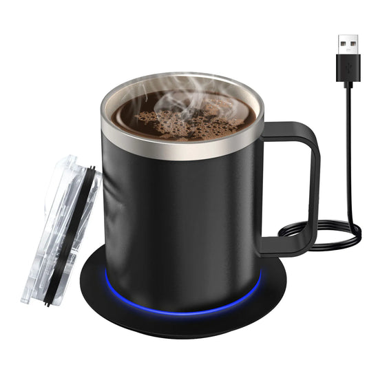 Heated coffee mug