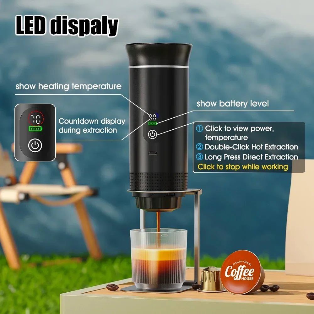 Portable espresso maker