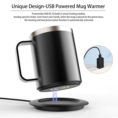 Heated coffee mug