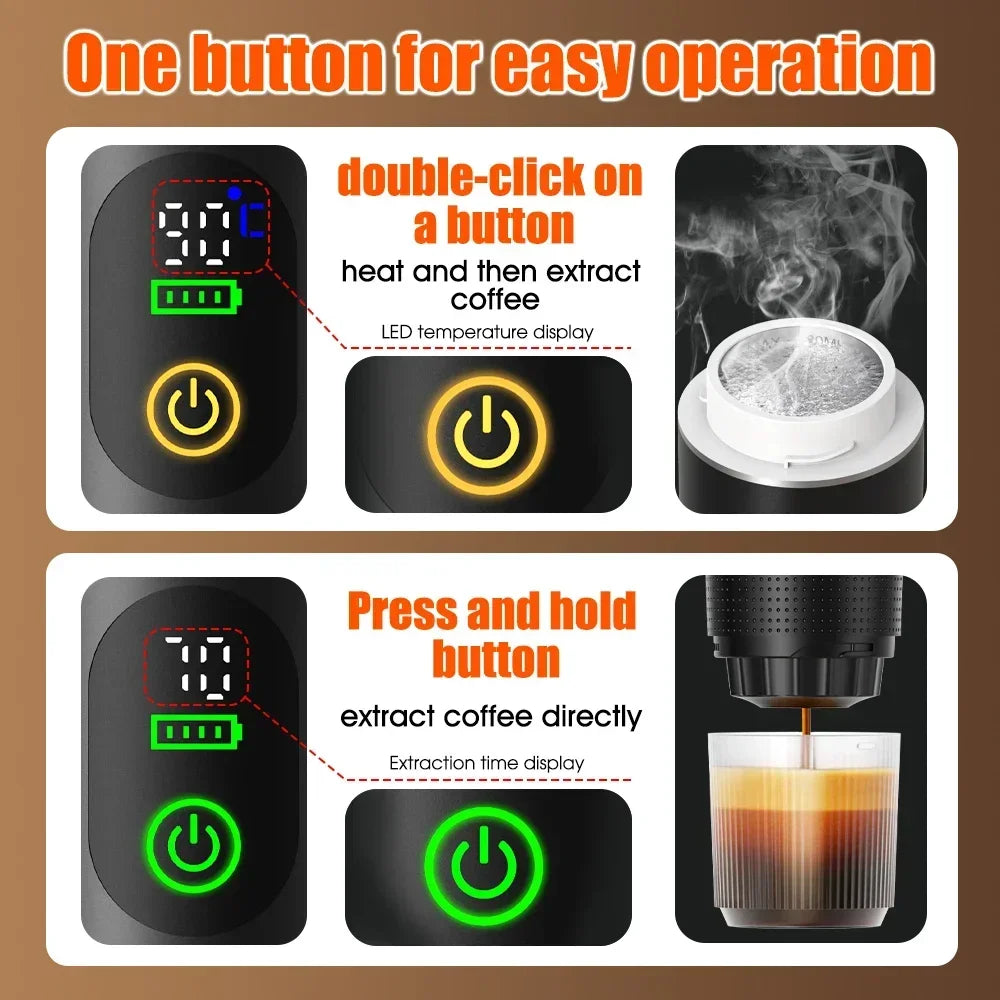 Portable espresso maker