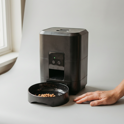 Automatic cat feeder