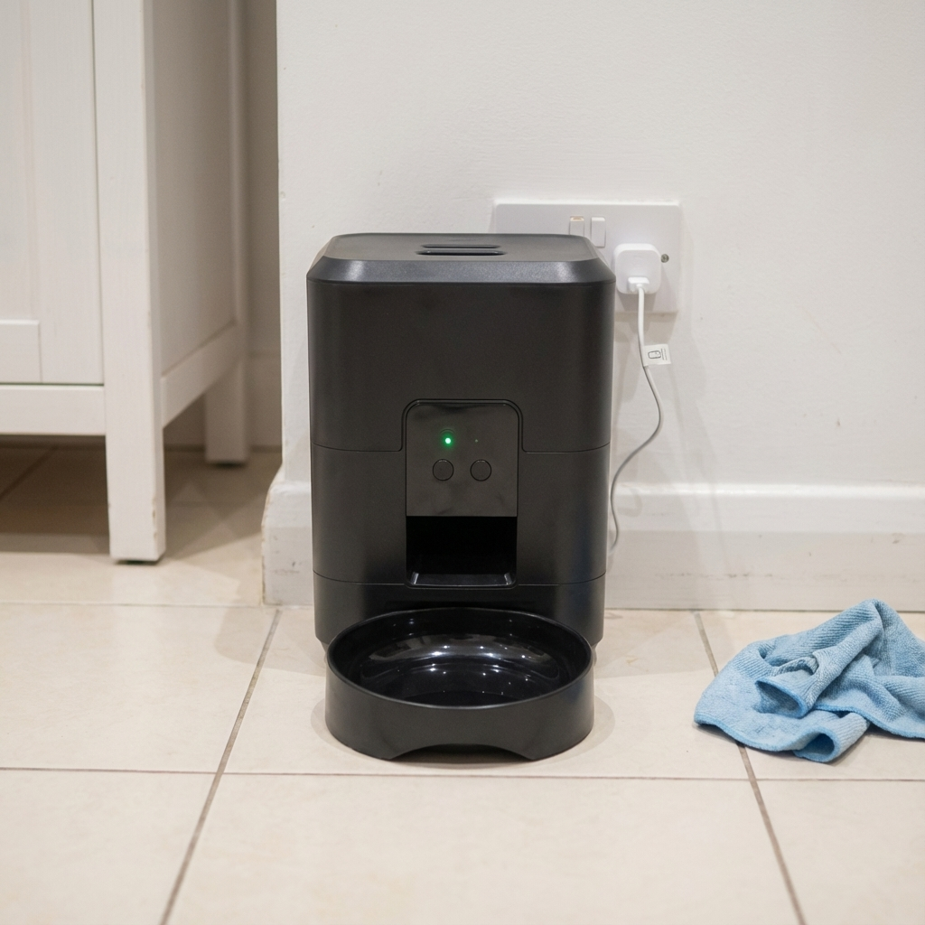 Automatic cat feeder