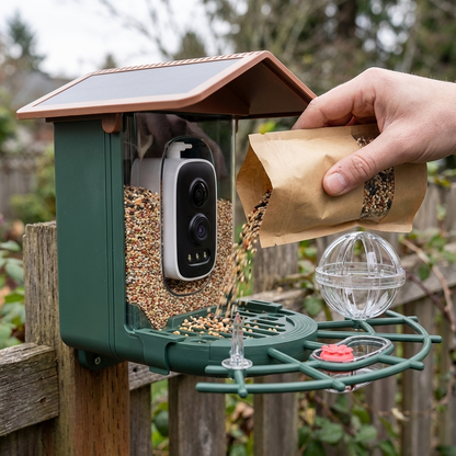 Bird Feeder With Camera